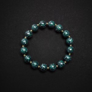 Universe - 10mm -2 Universe lacquer bracelet – A dark blue handcrafted lacquer bangle, inspired by the vast cosmos, merging heritage jewelry craftsmanship with celestial elegance.