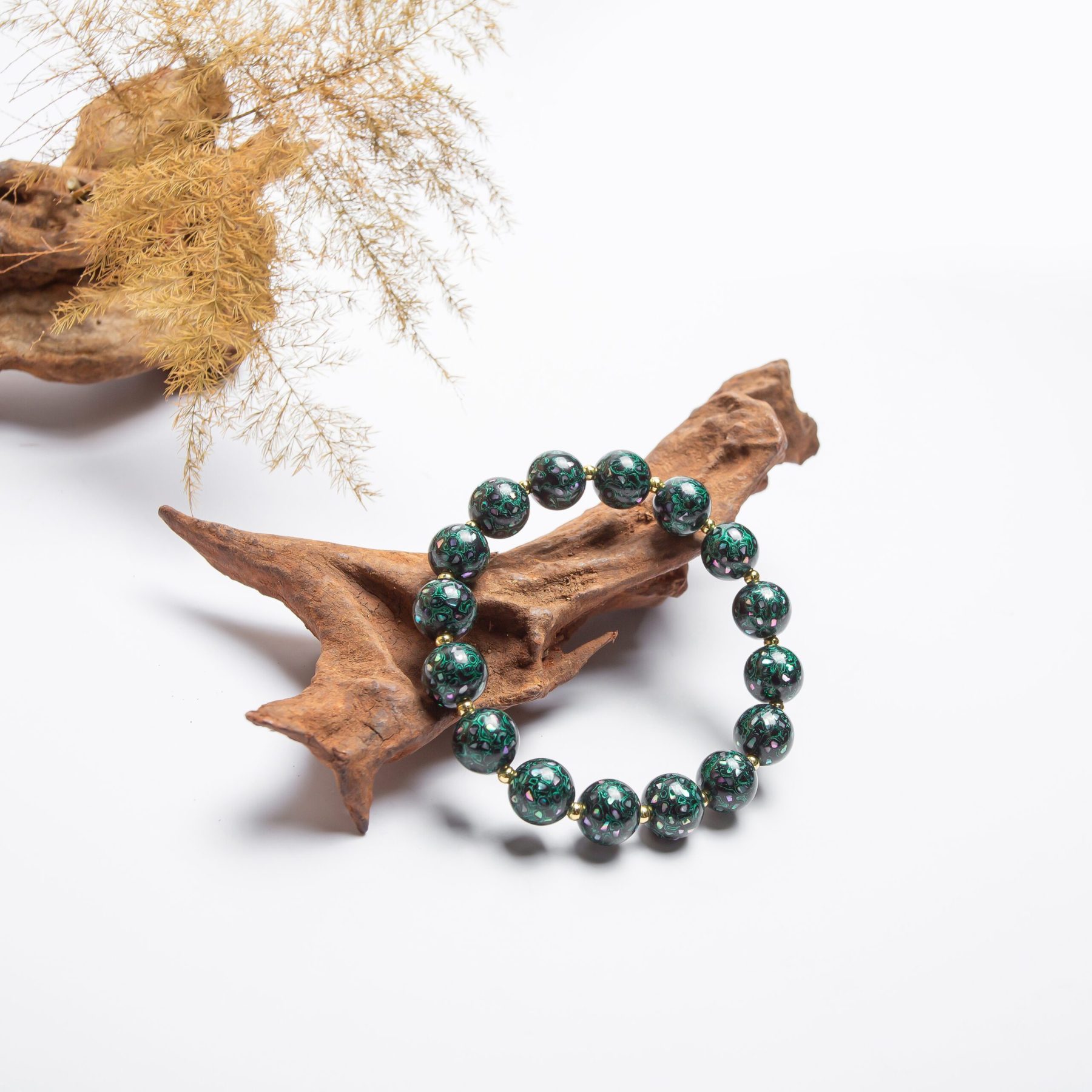 Universe - 10mm -4 Celestial-inspired lacquer bangle – A deep blue lacquer bracelet, crafted using traditional Chinese lacquerware techniques, perfect for lovers of elegant heritage jewelry.