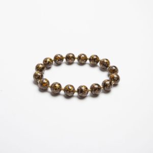 Obsidian - 10mm - 1 Obsidian lacquer bracelet – A minimalist black lacquer bangle, handcrafted using traditional Chinese lacquerware techniques, exuding sophistication and timeless elegance.